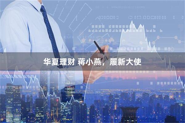 华夏理财 蒋小燕，履新大使